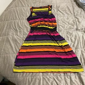 Torrid Preowned Multicolored striped dress